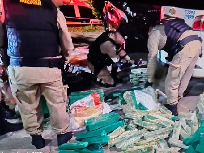 Ipatinguense é preso em Araxá com 400 quilos de maconha destinados ao Vale do Aço