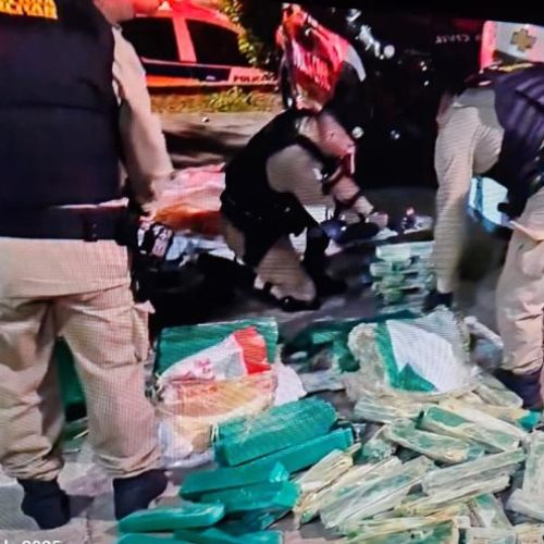 Ipatinguense é preso em Araxá com 400 quilos de maconha destinados ao Vale do Aço