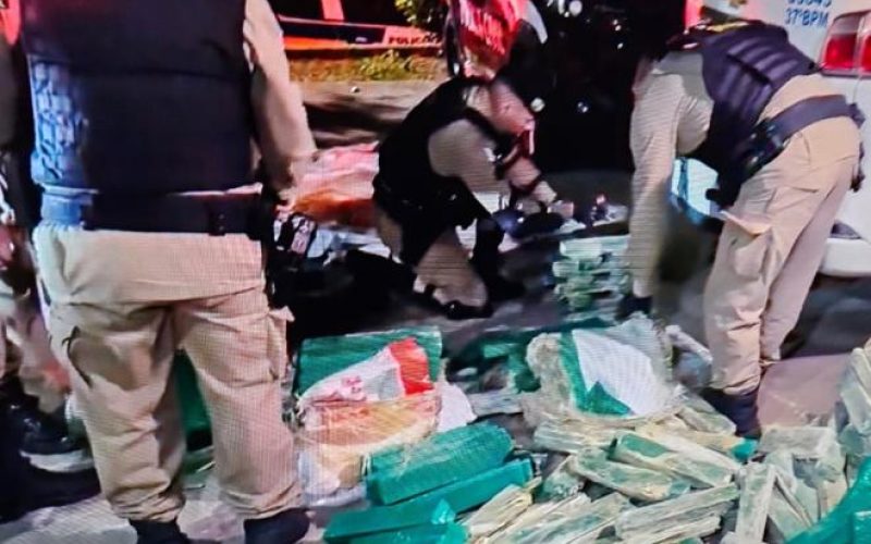 Ipatinguense é preso em Araxá com 400 quilos de maconha destinados ao Vale do Aço