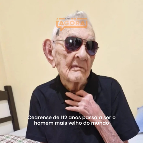 Cearense de 112 anos passa a ser o homem mais velho do mundo